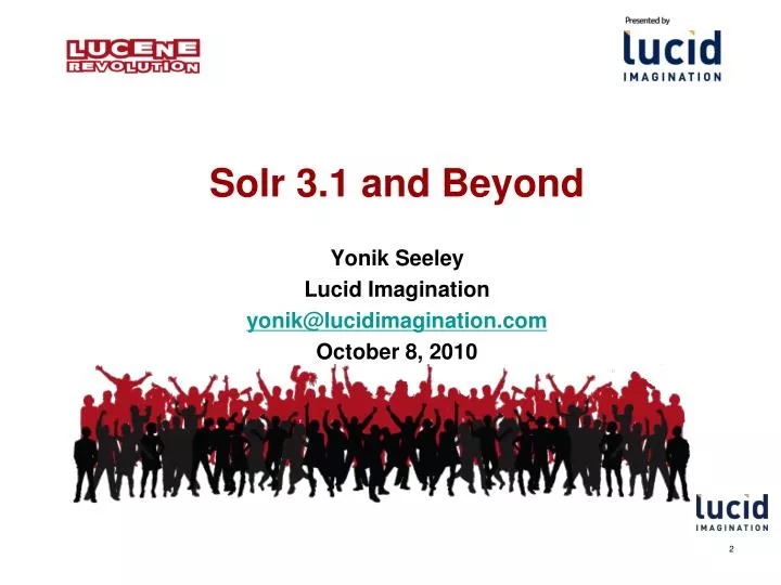 solr 3 1 and beyond