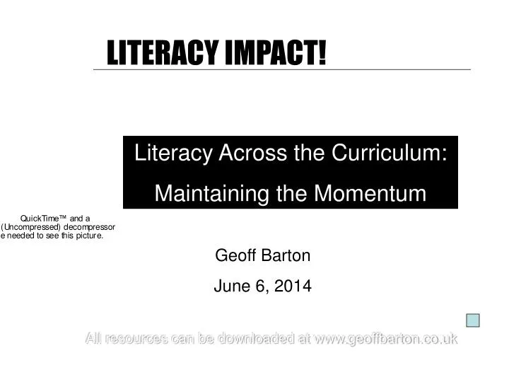 literacy impact