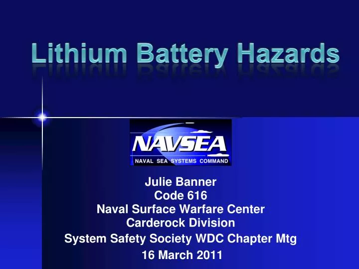 lithium battery hazards