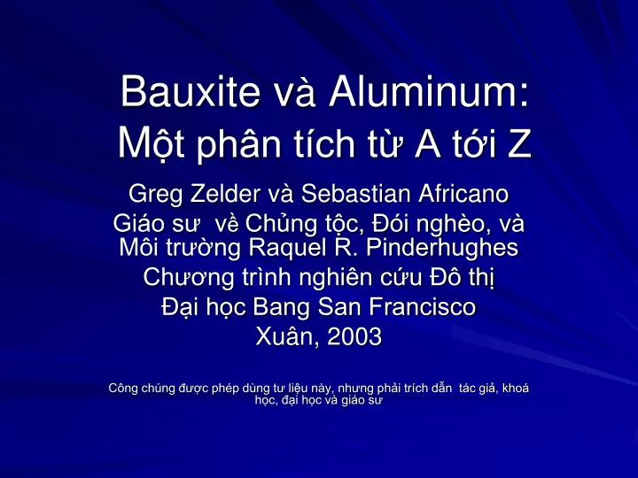 bauxite v aluminum m t ph n t ch t a t i z