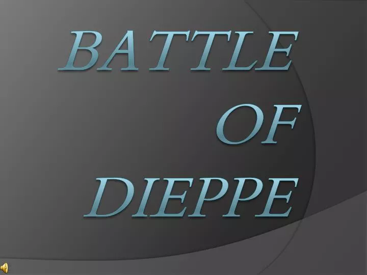battle of dieppe