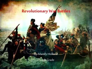 Revolutionary War Battles