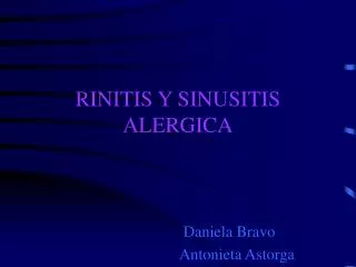 rinitis y sinusitis alergica