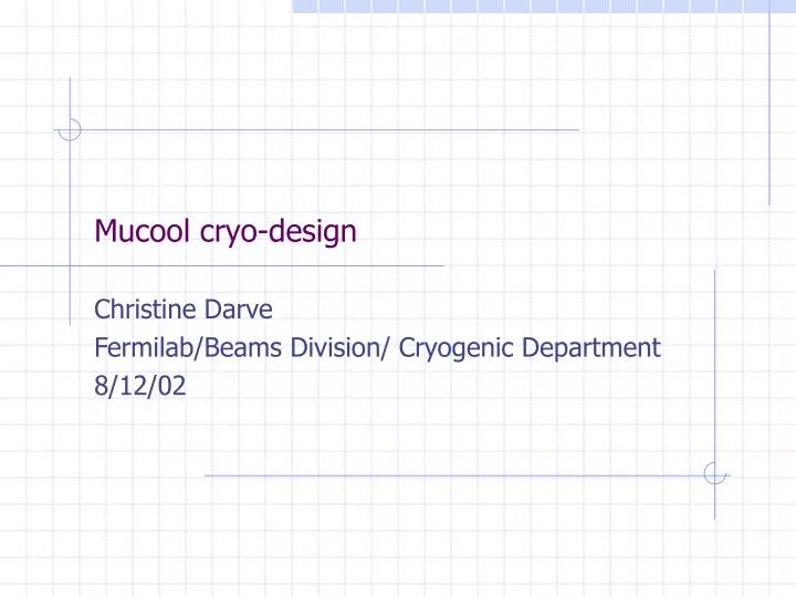 mucool cryo design