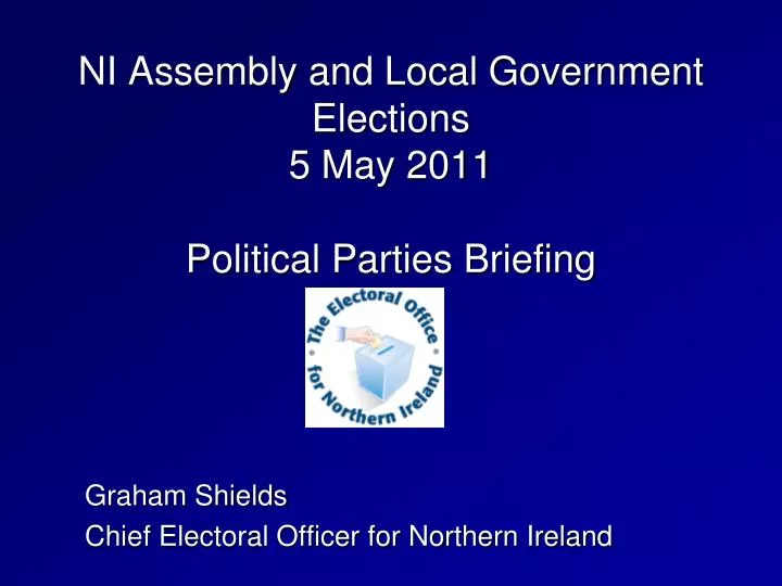 ni assembly and local government elections 5 may 2011 political parties briefing