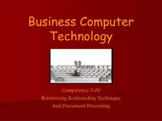 Business Computer Technology