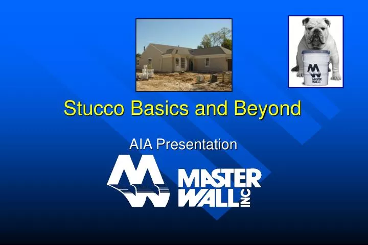stucco basics and beyond