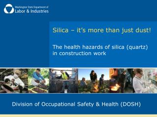 Silica – it’s more than just dust!