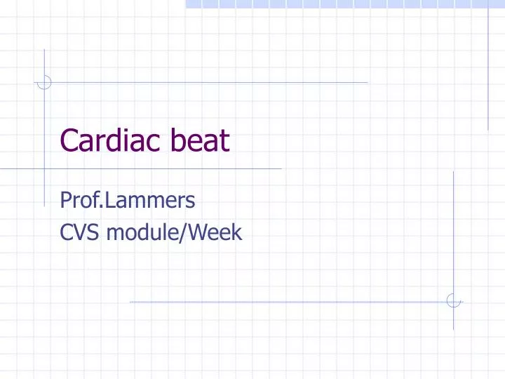 cardiac beat