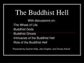 The Buddhist Hell