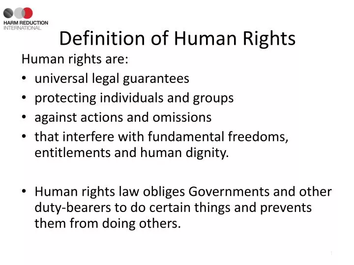 definition of human rights