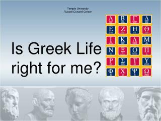 Is Greek Life right for me?