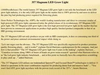 357 magnum led grow light