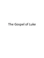 PPT - GOSPEL OF LUKE PowerPoint Presentation, free download - ID:9297956