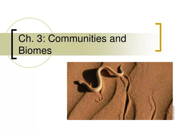 ch 3 communities and biomes