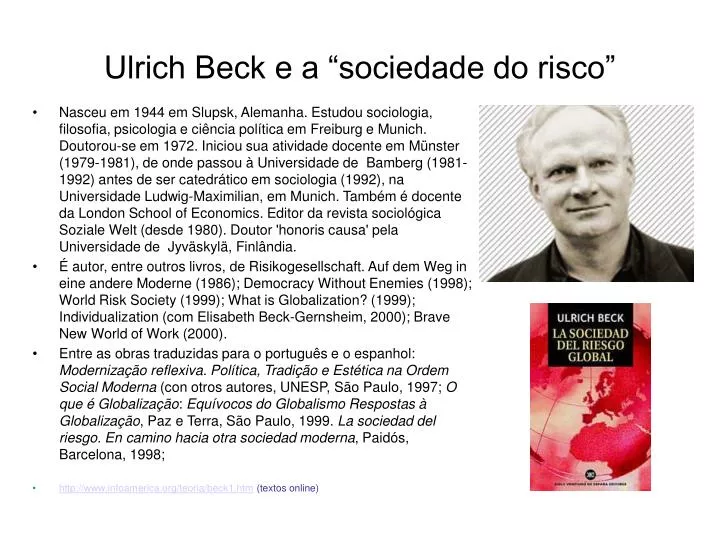 ulrich beck e a sociedade do risco