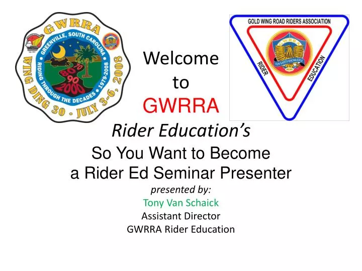 welcome to gwrra rider education s