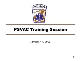 PSVAC Training Session