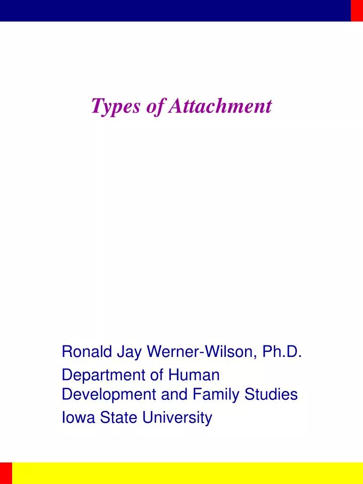 types of attachment