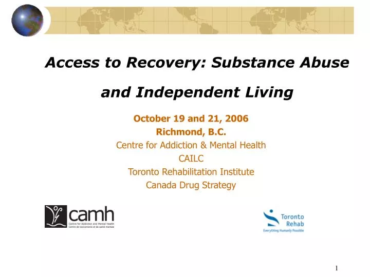 access to recovery substance abuse and independent living