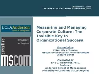 Measuring and Managing Corporate Culture: The Invisible Key to Organizational Success