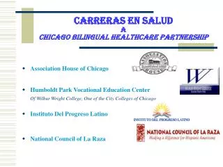 Carreras En Salud A Chicago Bilingual Healthcare Partnership