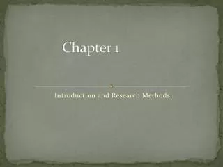 Chapter 1