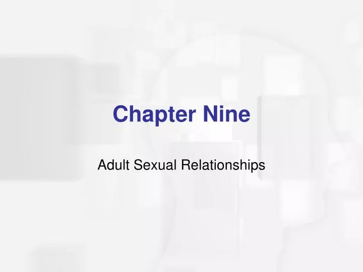 adult sexual relationships
