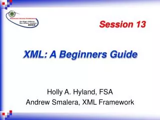 XML: A Beginners Guide