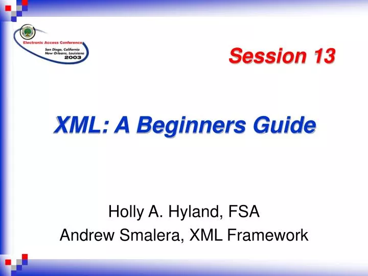 xml a beginners guide
