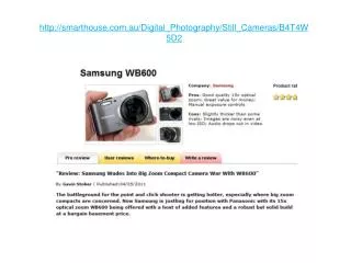 samsung wb600 review