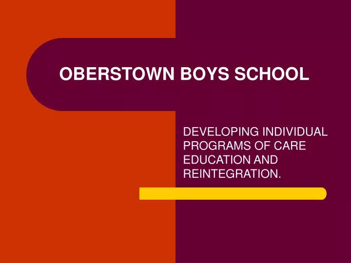 oberstown boys school