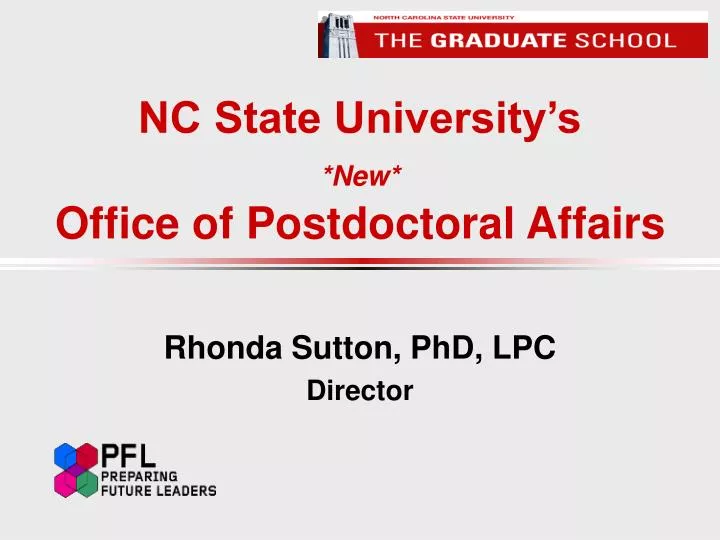 nc state university s new office of postdoctoral affairs