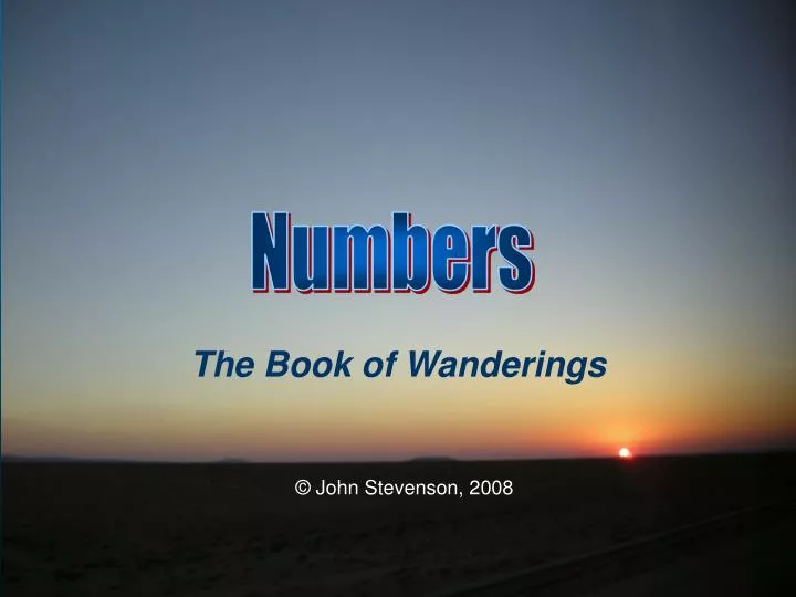the book of wanderings