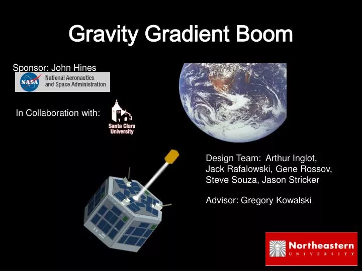 gravity gradient boom