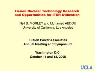 Fusion Nuclear Technology Research and Opportunities for ITER Utilization