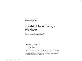 The Art of the Advantage Workbook