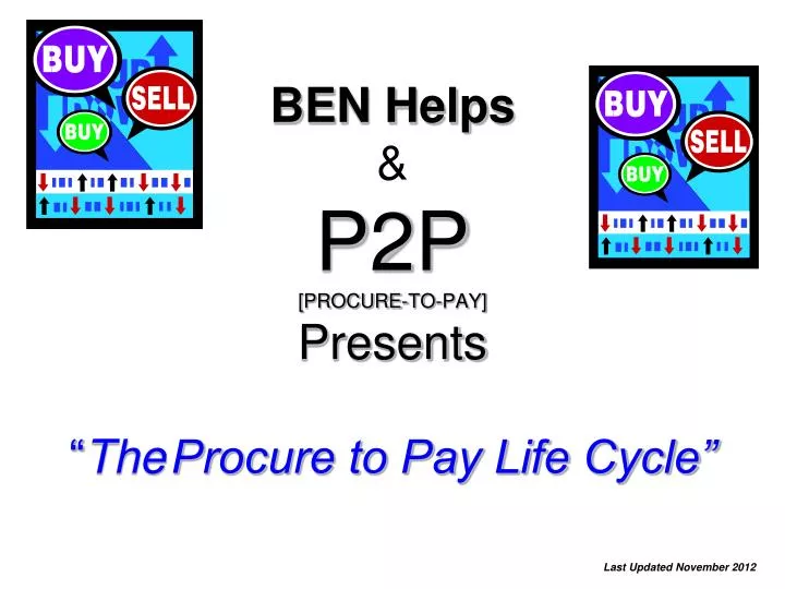 ben helps p2p procure to pay presents the procure to pay life cycle