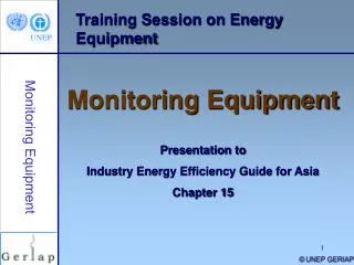 Training Session on Energy Equipment