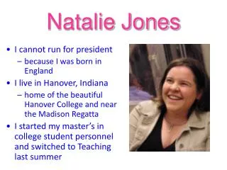 Natalie Jones