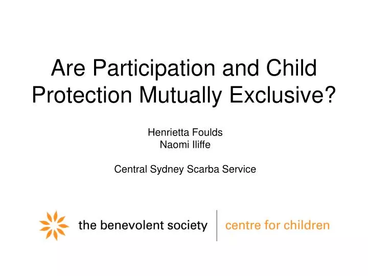 are participation and child protection mutually exclusive
