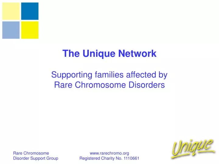 the unique network supporting families affected by rare chromosome disorders
