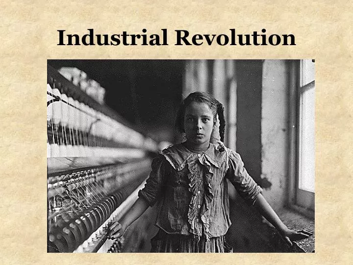 industrial revolution