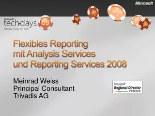 Flexibles Reporting mit Analysis Services und Reporting Services 2008
