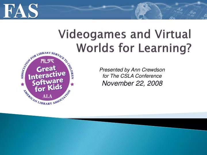 videogames and virtual worlds for learning