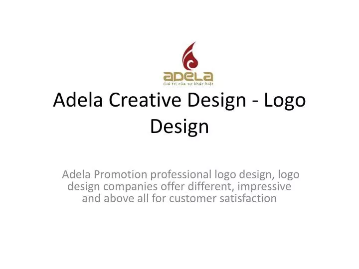 adela creative design logo design