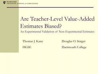 Are Teacher-Level Value-Added Estimates Biased? An Experimental Validation of Non-Experimental Estimates