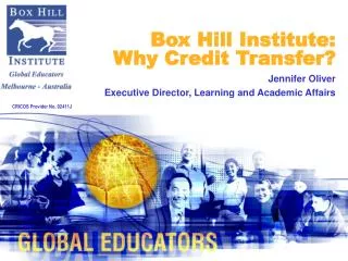 Box Hill Institute: Why Credit Transfer?