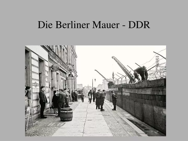 die berliner mauer ddr