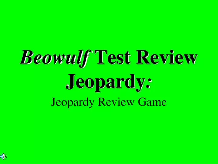 beowulf test review jeopardy